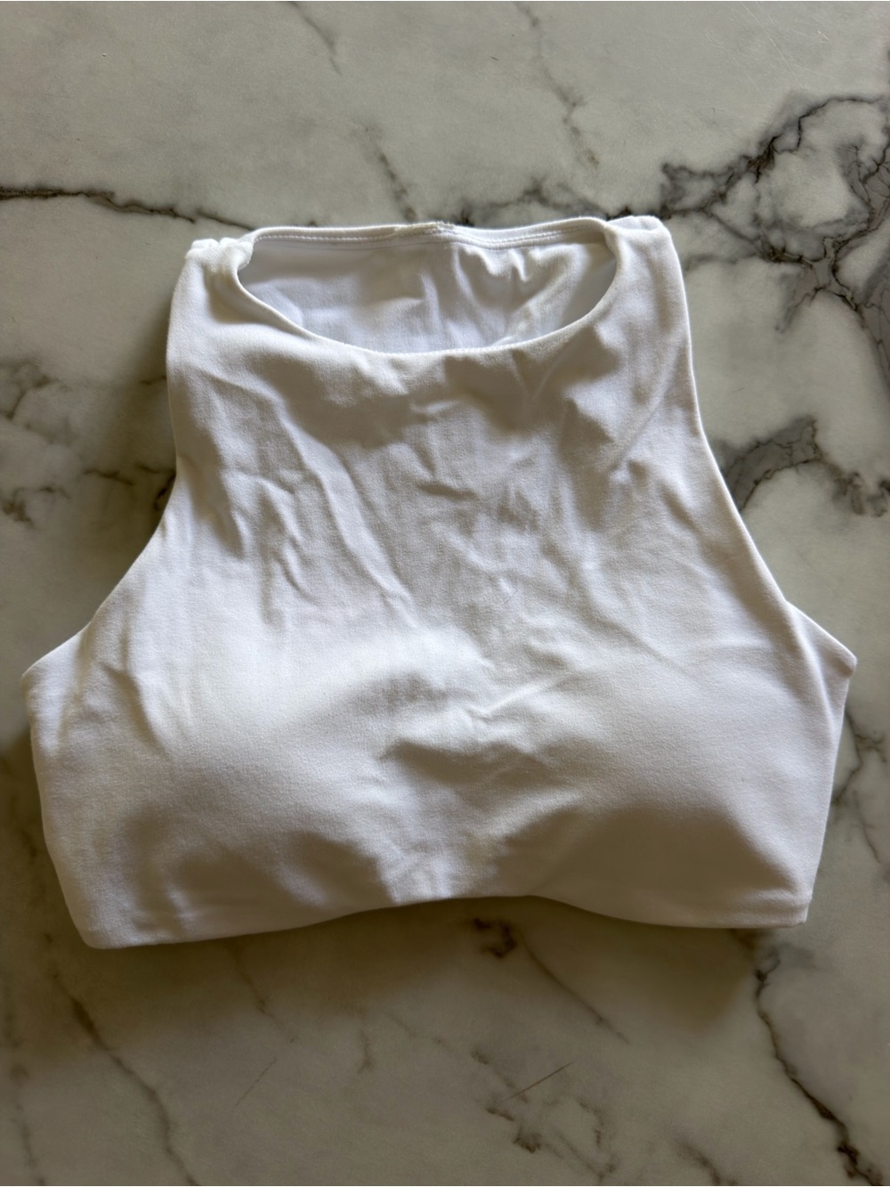 Oner Active Soft Motion HIGH NECK SPORTS BRA White Size S - Picture 5 of 7